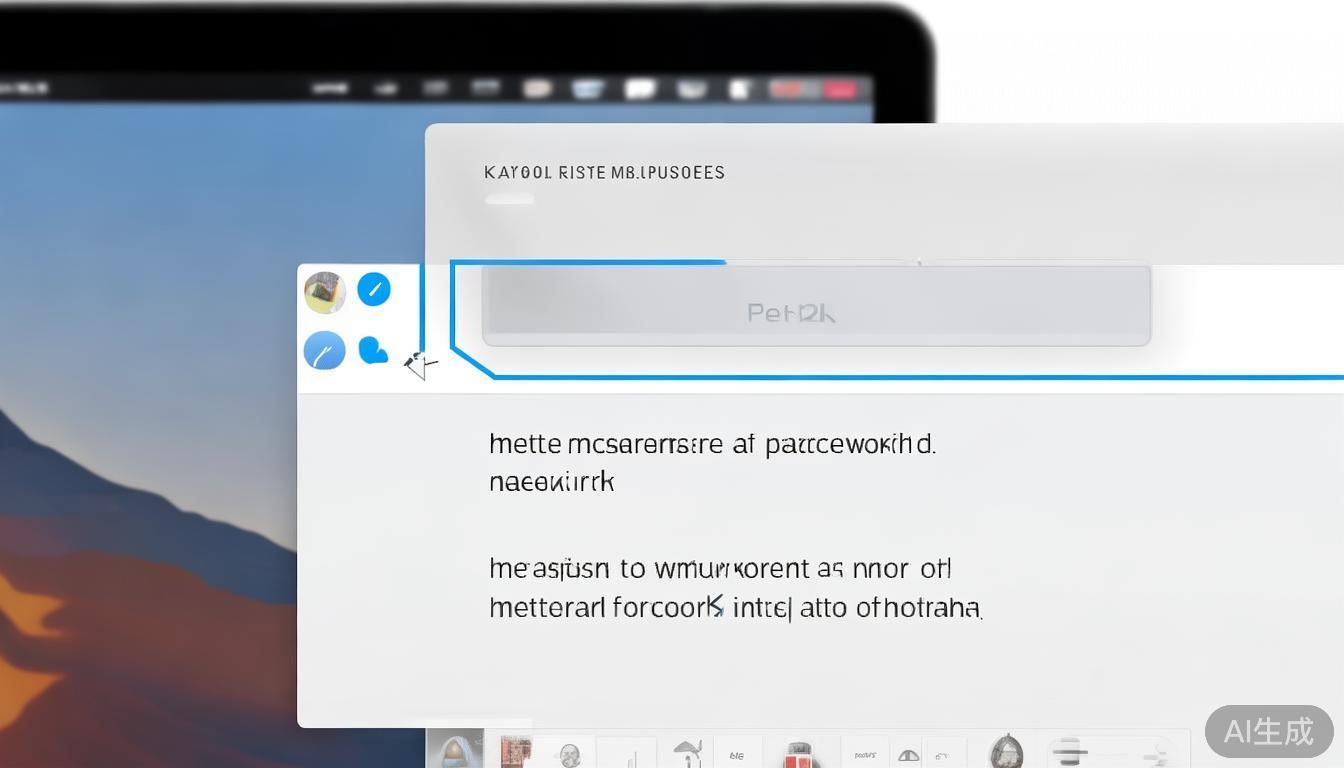 首先，点击屏幕左上角的苹果图标，选择“系统偏好设置