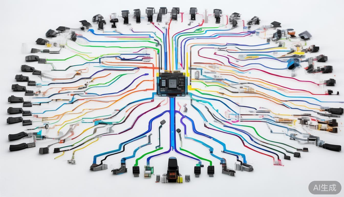 快连VPN设备拓扑结构设计与部署方案全面分析与优化策略 类似树状分支,核心设备连接多个子设备,每个子设备再